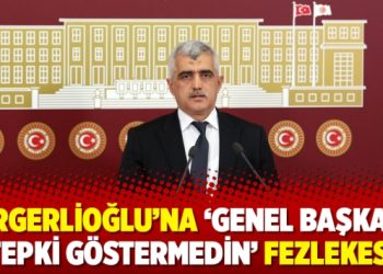 Gergerlioğlu’na ‘Genel Başkana tepki göstermedin’ fezlekesi