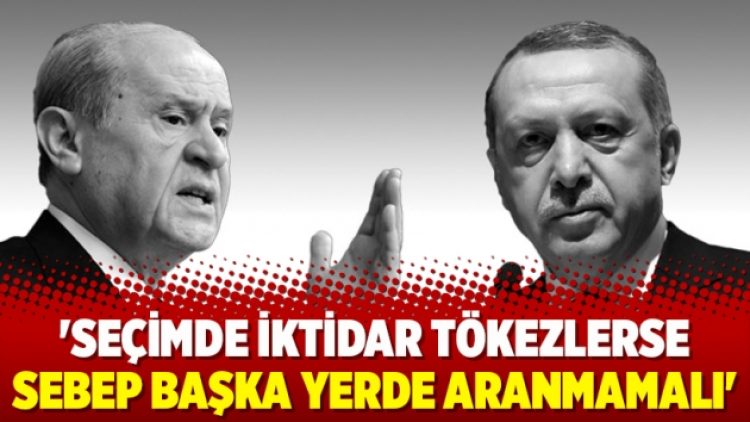 ‘Seçimde iktidar tökezlerse sebep başka yerde aranmamalı’