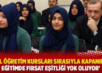 ‘Özel öğretim kursları sırasıyla kapanırken eğitimde fırsat eşitliği yok oluyor’