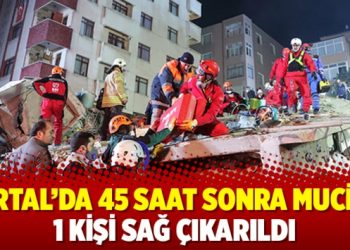 Kartal’da 45 saat sonra mucize! 1 kişi sağ çıkarıldı