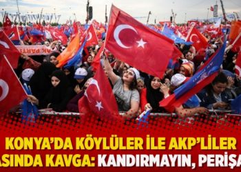 Konya’da köylüler ile AKP’liler arasında kavga: Kandırmayın, perişanız