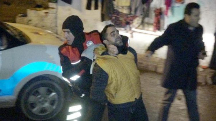 Asker uğurlamada altı polis hastanelik