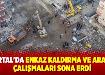 Kartal’da enkaz kaldırma ve arama çalışmaları sona erdi
