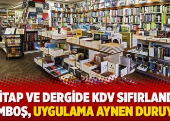 ‘Kitap ve dergide KDV sıfırlandı’ bomboş, uygulama aynen duruyor