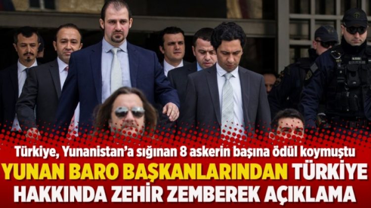 Yunan baro başkanlarından Türkiye hakkında zehir zemberek açıklama