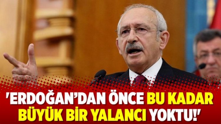 ‘Erdoğan’dan önce bu kadar büyük bir yalancı yoktu!’