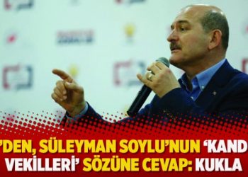 HDP’den, Süleyman Soylu’nun ‘Kandil’in vekilleri’ sözüne cevap: Kukla