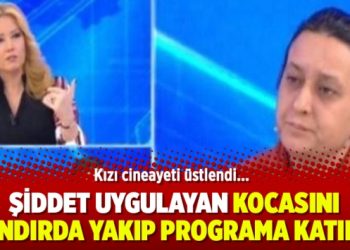 Kocasını tandırda yakıp programa katıldı