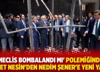 ‘Meclis bombalandı mı’ polemiğinde Ahmet Nesin’den Nedim Şener’e yeni yanıt