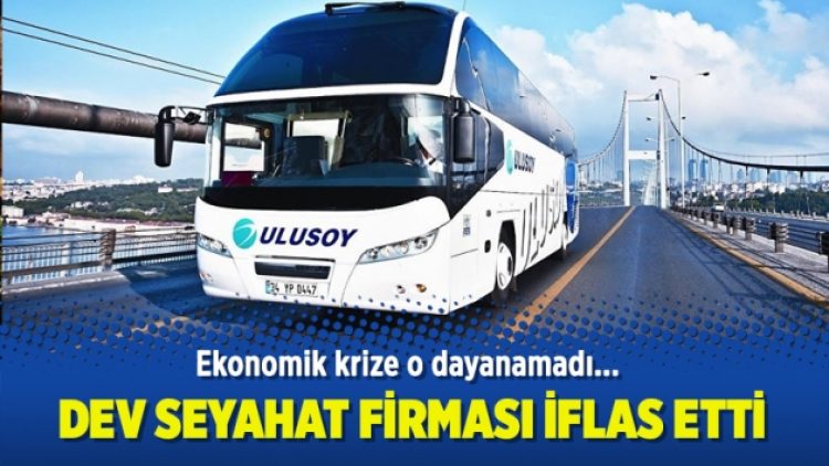 Dev seyahat firması iflas etti