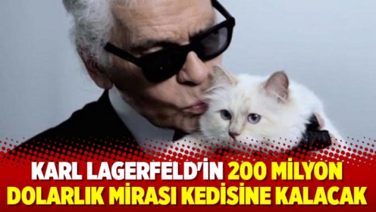 Karl Lagerfeld’in 200 milyon dolarlık mirası kedisine kalacak