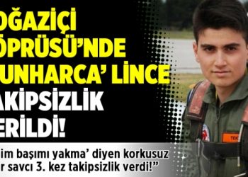 Boğaziçi Köprüsü’nde ‘hunharca’ lince takipsizlik verildi!