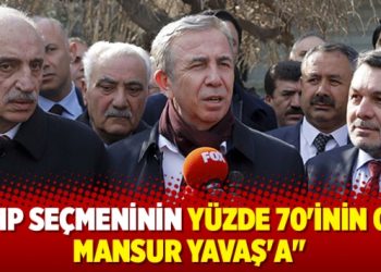 “MHP seçmeninin yüzde 70’inin oyu Mansur Yavaş’a”