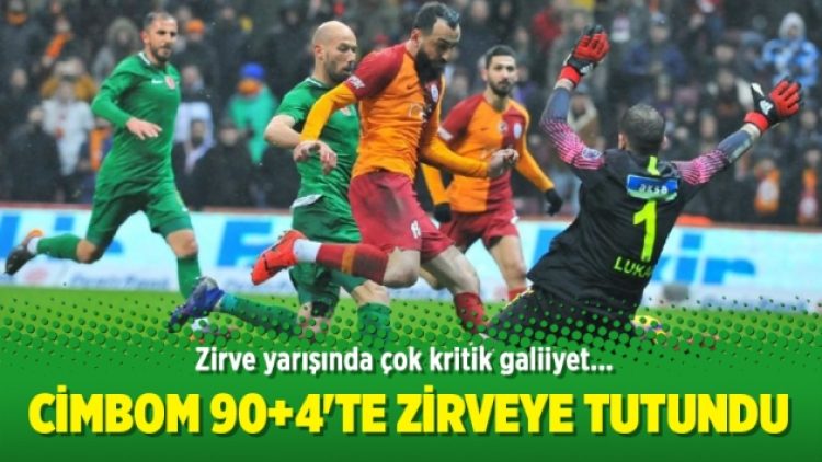 Cimbom 90+4’te güldü