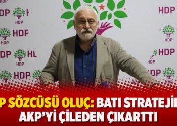 Oluç: “Batı stratejimiz AKP’yi çileden çıkarttı”