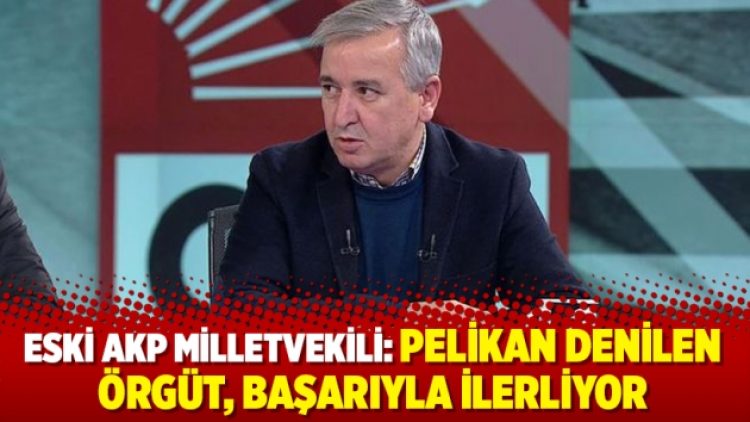 Eski AKP milletvekili: Pelikan denilen örgüt, başarıyla ilerliyor