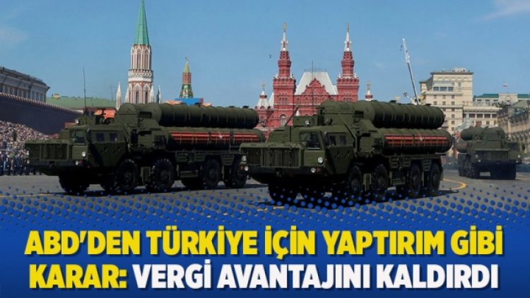 ​ABD’den Türkiye için yaptırım gibi karar: Vergi avantajını kaldırdı