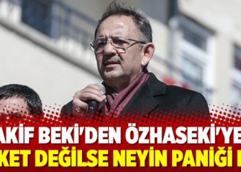 Akif Beki’den Özhaseki’ye: Anket değilse neyin paniği bu?