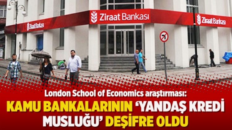 London School of Economics araştırması: Kamu bankalarının ‘yandaş kredi musluğu’ deşifre oldu