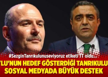 Soylu’nun hedef gösterdiği Tanrıkulu’na sosyal medyada büyük destek