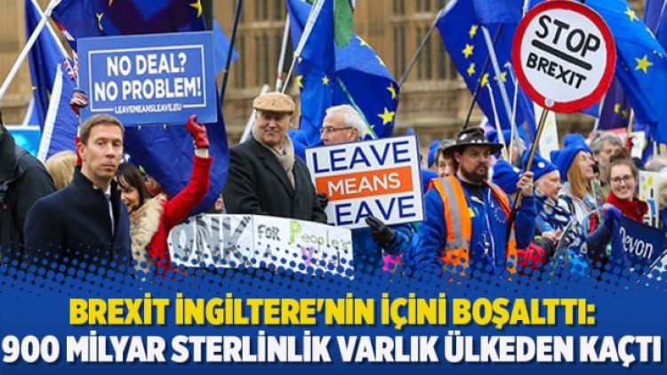 Brexit İngiltere’nin içini boşalttı: 900 milyar sterlinlik varlık ülkeden kaçtı