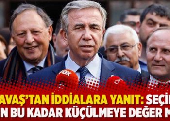 Yavaş’tan iddialara yanıt: Seçim için bu kadar küçülmeye değer mi?