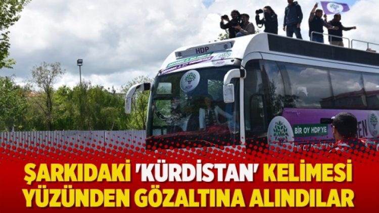 ​Şarkıdaki ‘Kürdistan’ kelimesi yüzünden gözaltına alındılar