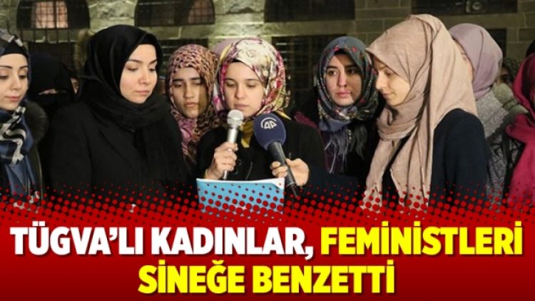 TÜGVA’lı kadınlar, feministleri sineğe benzetti