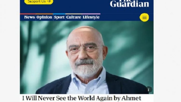 The Guardian tutuklu yazar ve gazeteci Ahmet Altan’ı yazdı
