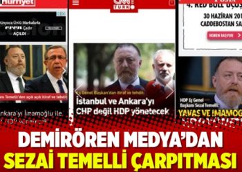 Demirören medyanın Temelli çarpıtması