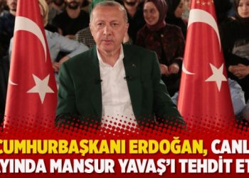 Cumhurbaşkanı Erdoğan, canlı yayında Mansur Yavaş’ı tehdit etti