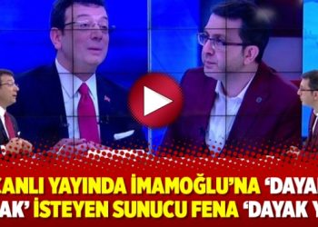 Canlı yayında İmamoğlu’na ‘dayak atmak’ isteyen sunucu fena ‘dayak yedi’