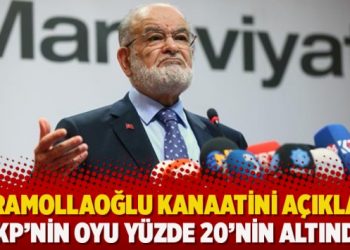 Karamollaoğlu kanaatini açıkladı: AKP’nin oyu yüzde 20’nin altında