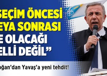 Erdoğan’dan Yavaş’a yeni tehdit: Seçim öncesi veya sonrası ne olacağı belli değil