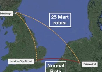 British Airways’in Düsseldorf uçağı yanlışlıkla Edinburgh’a indi