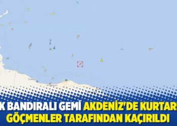 Türk bandıralı gemi Akdeniz’de kurtardığı göçmenler tarafından kaçırıldı
