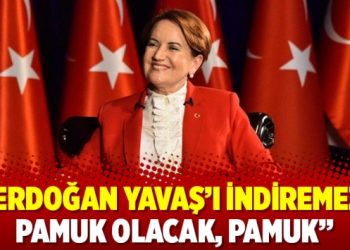 “Erdoğan Yavaş’ı indiremez, pamuk olacak, pamuk”