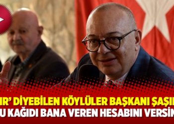 ‘Hayır’ diyebilen köylüler başkanı şaşırttı: Bu kağıdı bana veren hesabını versin!