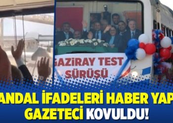 Skandal ifadeleri haber yapan gazeteci kovuldu
