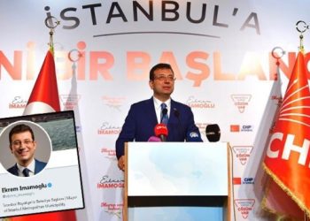 İmamoğlu Twitter profilini ‘İstanbul Büyükşehir Belediye Başkanı’ olarak güncelledi