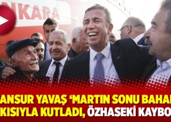 Mansur Yavaş ‘Martın sonu bahar’ şarkısıyla kutladı, Özhaseki kayboldu