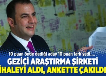 İhaleyi aldı, ankette çakıldı