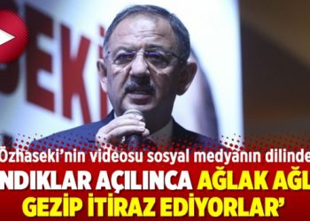 Özhaseki’nin videosu sosyal medyanın dilinde: Sandıklar açılınca ağlak ağlak gezip itiraz ediyorlar