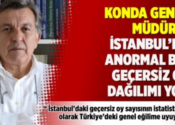 KONDA Genel Müdürü: İstanbul’da anormal bir geçersiz oy dağılımı yok