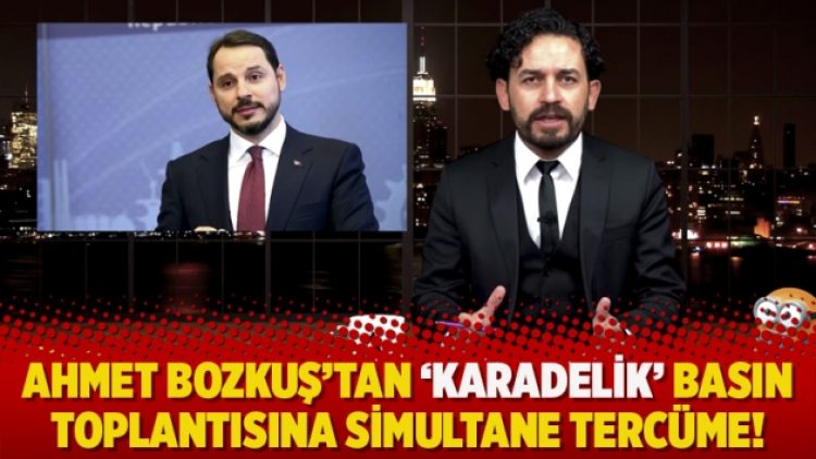 Ahmet Bozkuş’tan ‘Karadelik’ basın toplantısına simultane tercüme!