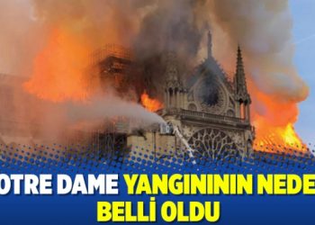 Fransız polisi, Notre Dame yangınının nedenini açıkladı