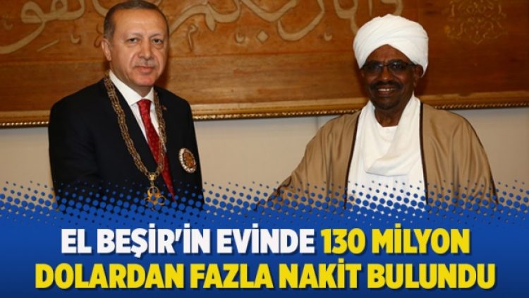 El Beşir’in evinde 130 milyon dolardan fazla nakit bulundu: Fotoğraf paylaştılar