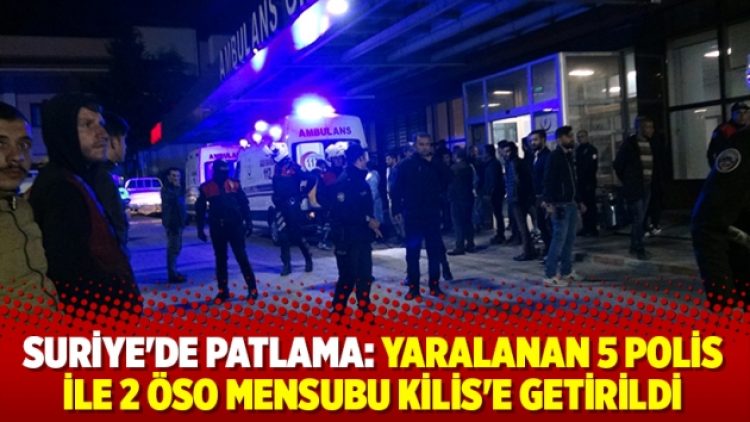 Azez’de patlama: 5 polis yaralı