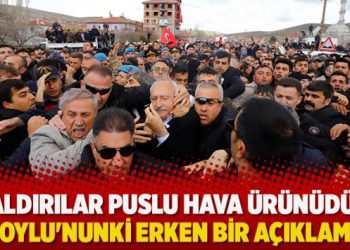 Saldırılar puslu hava ürünüdür, Soylu’nunki erken bir açıklama