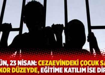Bugün, 23 Nisan: Cezaevindeki çocuk sayısı rekor düzeyde, eğitime katılım ise dipte